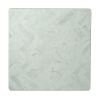 HPL Laminate Tabletop - Herringbone Calacatta-70x70cm Square
