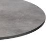 Nardi Laminate HPL Table Top - Cement-60cm Round