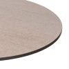 Nardi Compact Laminate Table Top - Tortora-60cm Round