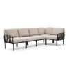 Nardi Komodo 5 Piece Modular Lounge Set Cushion-Tech Panana