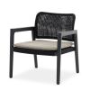 Pebl Tolo Aluminium Outdoor Lounge Chair with Seat Cushion