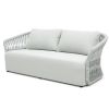 Roma 3 Seat Rope Outdoor Sofa-Light Grey