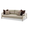 Pebl Tolo 3 Seat Aluminium Outdoor Sofa-Mocha