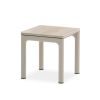 Pebl Tolo Aluminium Side Table-Mocha