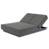 Tropea Double Outdoor Aluminium Upholstered Sun Lounger