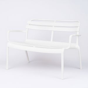 Alba Outdoor Resin Bench Seat 