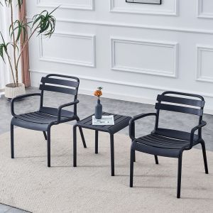 Alba 3 Piece Outdoor Resin Balcony Setting