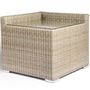 Atlantic Modular Outdoor Wicker Corner Coffee Table