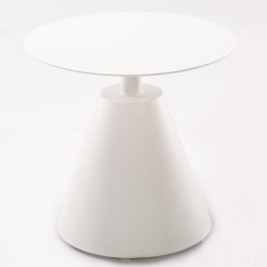 Bahza White Outdoor Aluminium Side Coffee Table