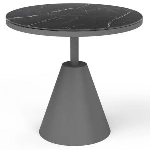 Bahza Round Outdoor Ceramic Dining Table