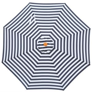 Billy Fresh Aruba Black & White 3M Octagonal Aluminium Outdoor Umbrella