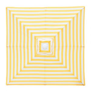 Billy Fresh Capri Yellow Square Outdoor Aluminium Umbrella - 2X2M