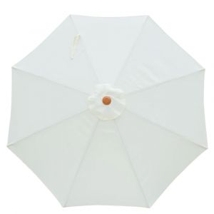 Billy Fresh Cream Outdoor Umbrella - 3M Diameter - Aluminium