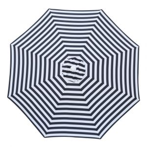 Billy Fresh Mont Blanc Black & White Aluminium Outdoor Umbrella - 3M Diameter