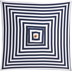 Billy Fresh Saint Tropez Blue Square Outdoor Umbrella - 2X2M