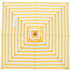 Billy Fresh San Remo Yellow Outdoor Aluminium Square Umbrella - 2X2M