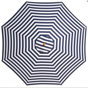 Billy Fresh Saint Tropez 3M Blue & White Octagonal Outdoor Umbrella