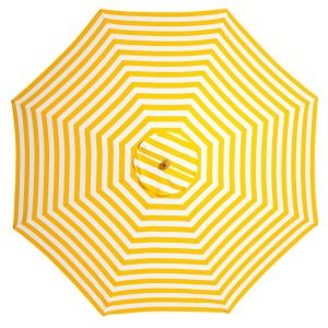 Billy Fresh Sunny Marbella Yellow Octagonal Outdoor Umbrella - 3M Diameter