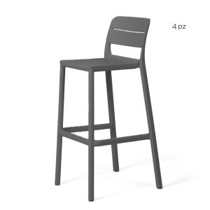Nardi Cassia Resin Outdoor Barstool - Set of 4