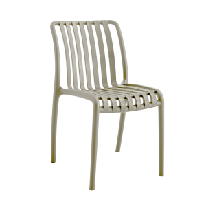 Horizon Polypropylene Side Chair - Sand - Damaged Stock