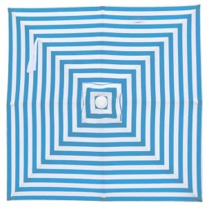 Billy Fresh Horizon 2M - Blue And White Square Outdoor Aluminium Umbrella
