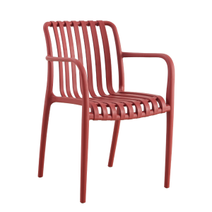 Horizon Arm Chair-Marsala-Damaged Stock