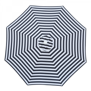 Billy Fresh Mont Blanc 3M - Black And White Octagonal Outdoor Umbrella With Aluminium Frame