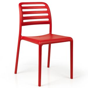 Nardi Costa Red Outdoor Resin Bistrot Chair - Defect