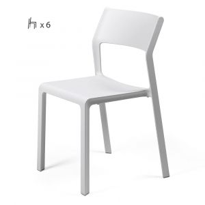 Nardi Trill Outdoor Resin Bistrot Chair (Set of 6)