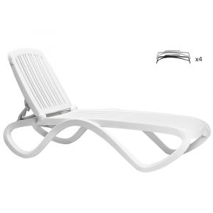 Nardi Tropico Outdoor Resin Sun Loungers (Set of 4)