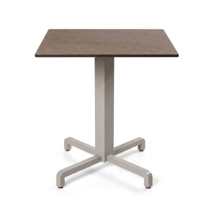 Nardi Fiore Table Base with Tortora HPL Top - Complete Outdoor Table