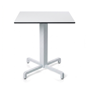 Nardi Fiore Table Base with White HPL Top - Complete Outdoor Table