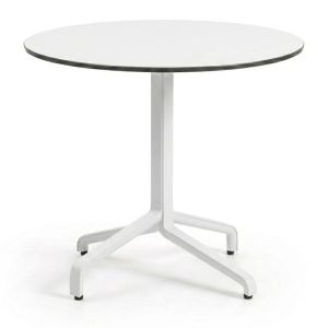 Nardi Frasca Maxi Table Base with White HPL Top - Complete Outdoor Table