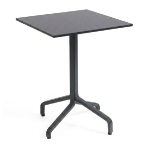 Nardi Frasca Mini Fix Table Base with Anthracite HPL Top - Complete Outdoor Table