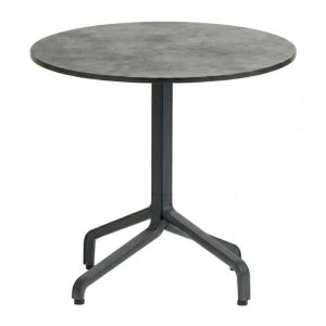 Nardi Frasca Mini Fix Table Base with Cement HPL Top - Complete Outdoor Table