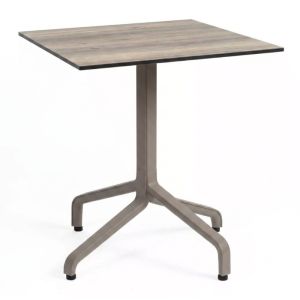 Nardi Frasca Mini Fix Table Base with Legno HPL Top - Complete Outdoor Table