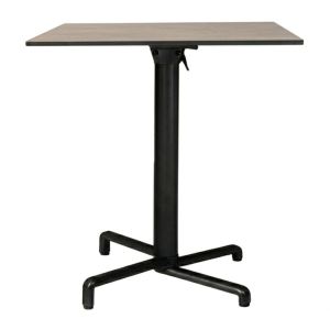 Nardi Scudo Folding Table Base with Tortora HPL Top - Complete Outdoor Table