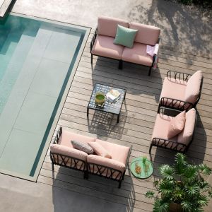 Nardi Komodo 7 Piece Outdoor Modular Lounge Set