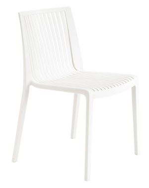 Papatya Cool Resin Outdoor Stackable Side Chair 