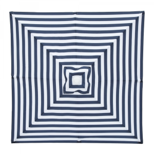 Billy Fresh Santorini 2M - Navy And White Square Outdoor Umbrella With Aluminium Frame