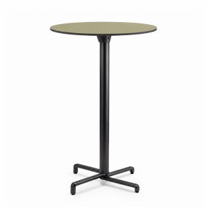 Nardi Scudo High Bar Folding Table Base with Agave HPL Top - Complete Outdoor Bar Table