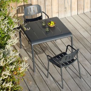 Pebl Sunset 3-Piece Aluminium Outdoor Dining Setting