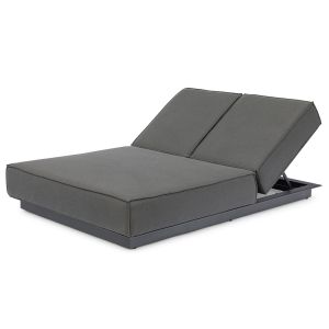 Tropea Double Outdoor Aluminium Upholstered Sun Lounger