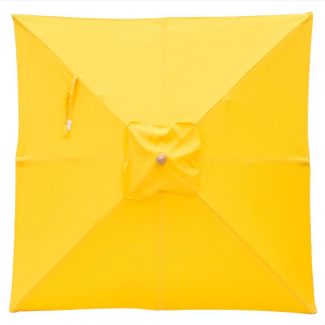 Billy Fresh Yellow Square Timber Outdoor Umbrella - 2X2M