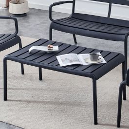 Alba 90 Outdoor Resin Rectangle Coffee Table | Outdoor Furniture Ideas