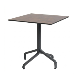 Nardi Frasca Mini Fix Table Base with Corten HPL Top - Complete