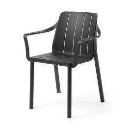 Nardi Tiberina Resin Outdoor Armless Chair - Anthracite