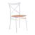 Outdoor Resin Cross Back Chair