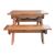 Australian-made Outdoor Timber Picnic Table - 1200mm Length