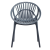 Basket Chair - Blue 1x left